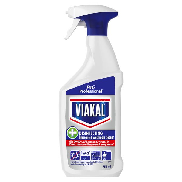 Viakal Disinfecting Limescale and Washroom Cleaner Spray Trigger Spray