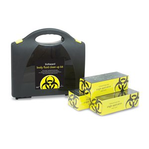 Body Fluid Spill Kit 5 Application in Aura Box