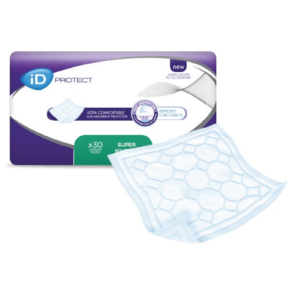 iD Protect Bed Pad Super 60x60cm Absorbency: 1232ml