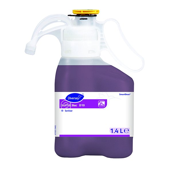 D10 Suma Bac Conc Detergent Disinfectant Smartdose