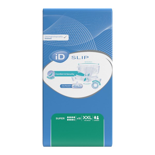 iD Slip TBS All in One Pad Super Bariatric XXL Extra Extra Large 175-210cm Absorbency: 3200ml