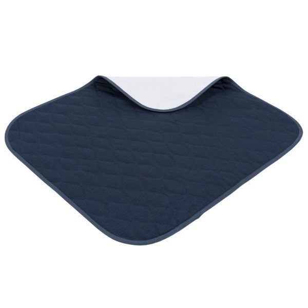 Chair Pad Velour Blue 54x58cm