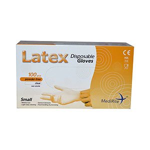 Medirite Latex Powder Free Glove Small