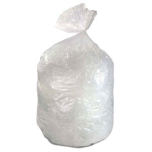 Clear Wheelie Bin Liner Medium Duty 27x46x51" 686x1168x1295mm