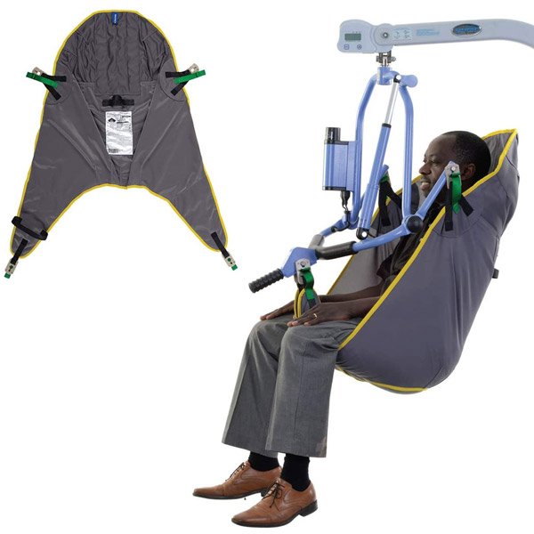 Oxford Full Body Net Sling with Padded Legs Large with Clip Fixing