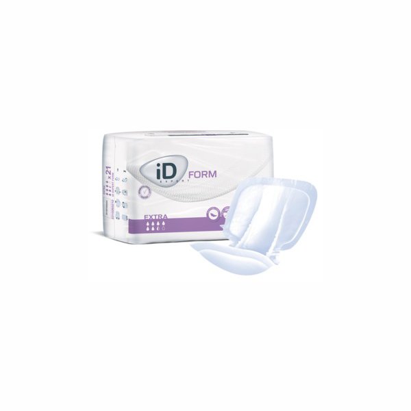 iD Form Shaped Pad Extra 64x33cm Long Absorbency: 1900ml