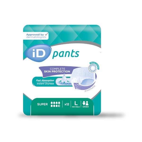 iD Pants Super Large 100-145cm Absorbency: 1950ml