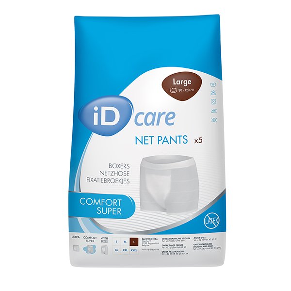 iD Care Comfort Super Net Fixation Pants Large 80-120cm