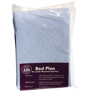 Bed Pad Reusable No Tucks Waterproof Back 3lt 85x90cm