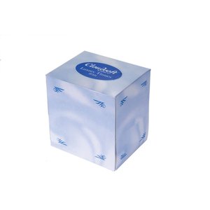 Facial Tissue Cube White 2 Ply 20.5x21cm