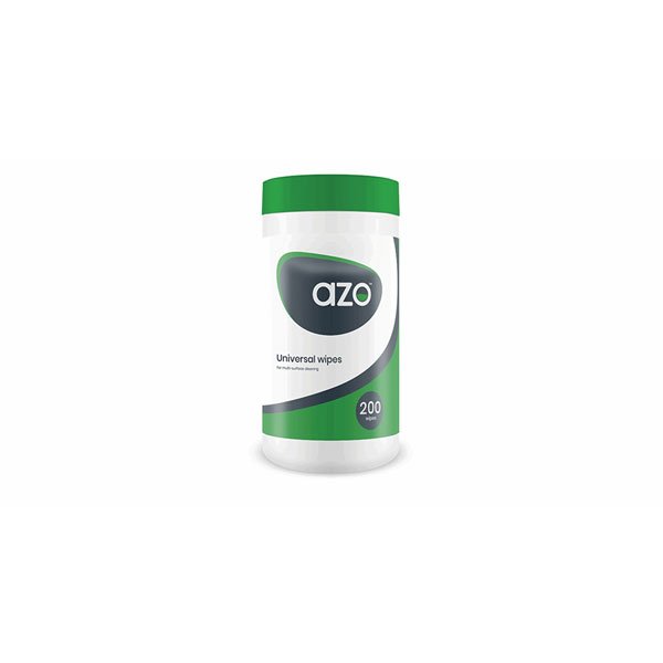 Azo Universal Hard Surface Cleaning and Disinfectant Wipes 20x18cm