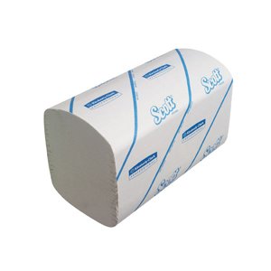 Scott Control Hand Towel White 1 Ply Interfold 21.5x21.2cm