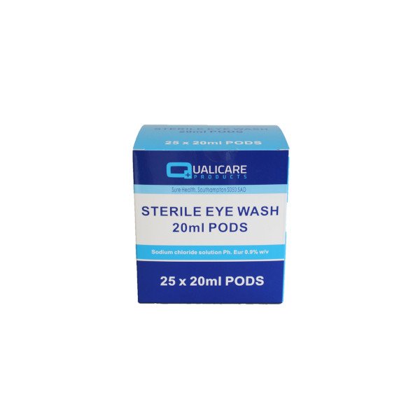 Eye Wash Sterile 20ml Pods