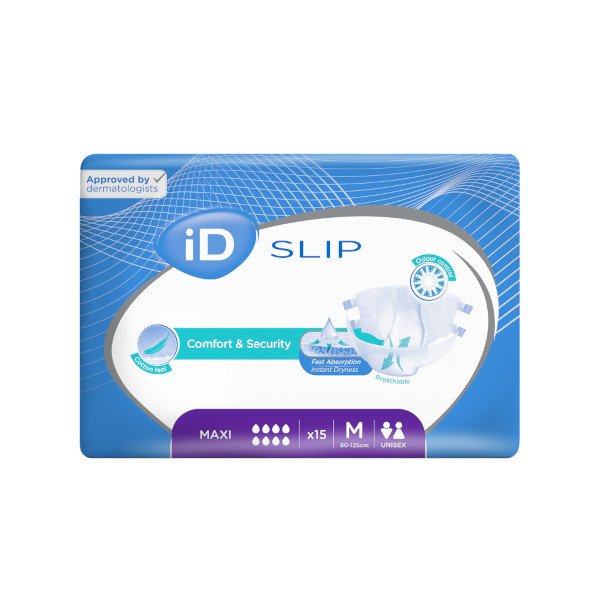iD Slip TBS All in One Pad Maxi Medium 80-125cm Absorbency: 3600ml