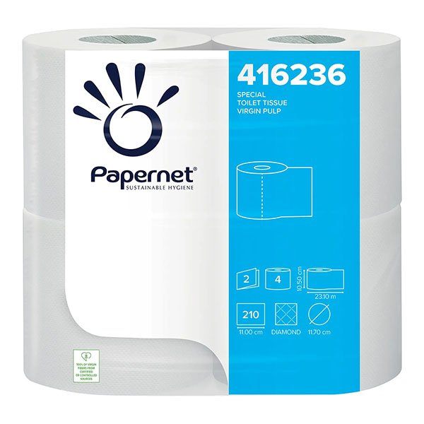 Toilet Roll 2 Ply Deluxe Embossed 210 Sheet