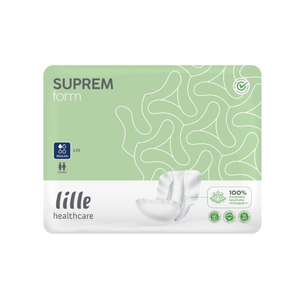 Lille Suprem Form Shaped Pad Regular Plus 61x34cm Absorbency: 1570ml