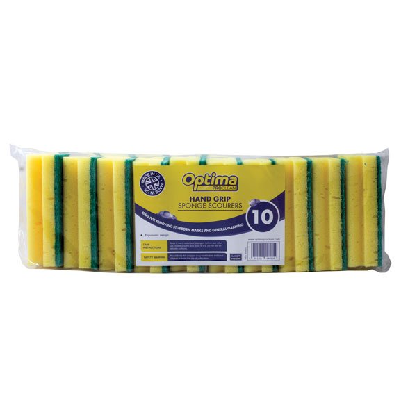 Finger Grip Sponge Scourer Abrasive