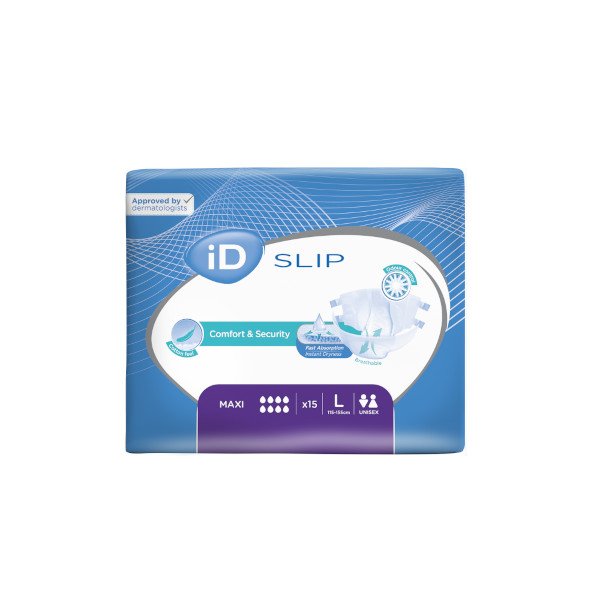 iD Slip TBS All in One Pad Maxi Large 115-155cm Absorbency: 4500ml