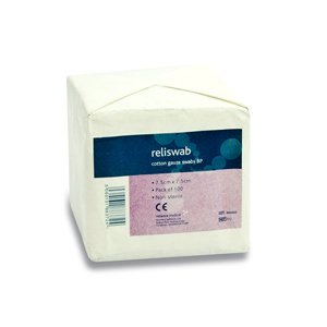 Cotton Gauze Swabs BP Non-Sterile 8 Ply 7.5x7.5cm