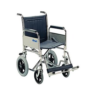 Transit Wheelchair Detachable Arm & Footrests 18"