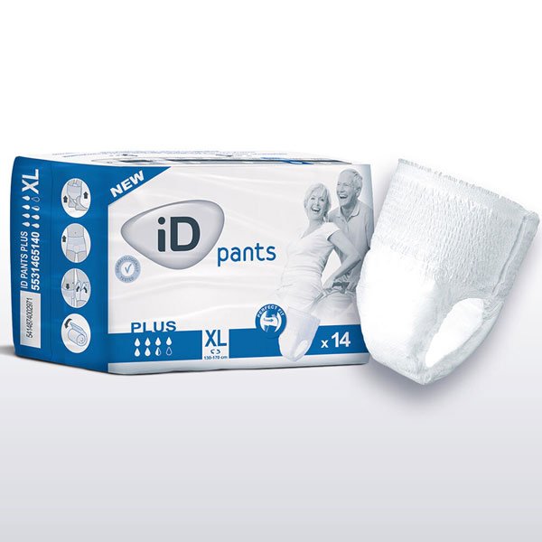 iD Pants Plus XL Extra Large 130-170cm Absorbency: 1700ml