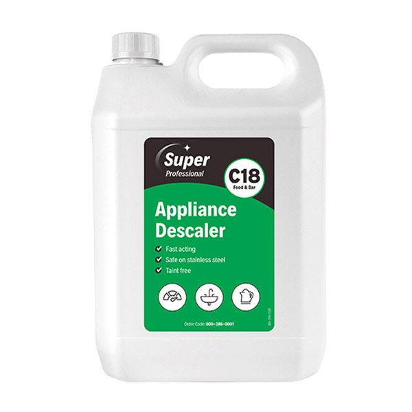 Appliance Descaler for Kettles, Beverage Machines, Irons, and Shower Heads Fragrance Free