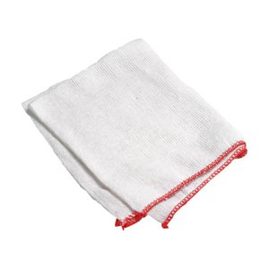 DishCloths Stockinette Sewn Edged Red 30x40cm