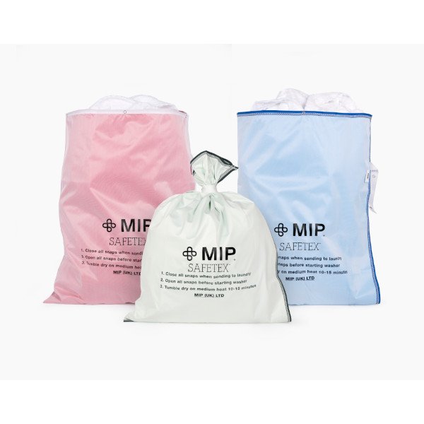 Safetex Self Opening Reusable Laundry Bag Blue 60x75cm