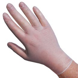 Vinyl Powder Free Glove Clear Non Sterile Small Box 100