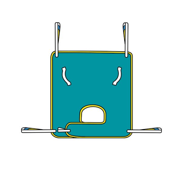 Classic Universal Polyester Sling Small with Loop Fittings SWL 220kg/35st