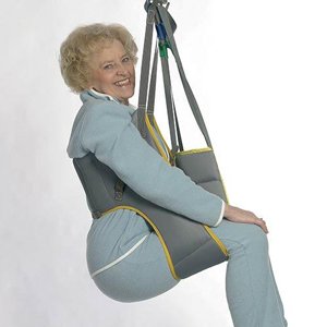 Invacare Dress Toileting Sling High with Head Support Polyester Small