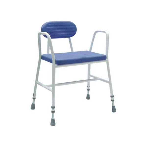 Stationary Shower Chair Bariatric Wider Height Adjustable