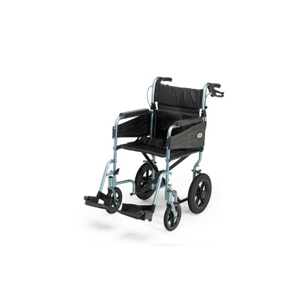 Attendant Propelled Wheelchair Escape Lite Standard 46cm 18" Blue