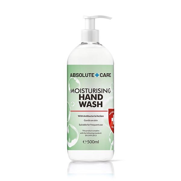 Absolute Care Moisturising Antibacterial Hand Wash Pump Bottle Gentle on Skin