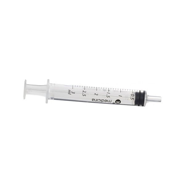 Luer Slip Syringe 3ml Hypodermic Sterile Single Use
