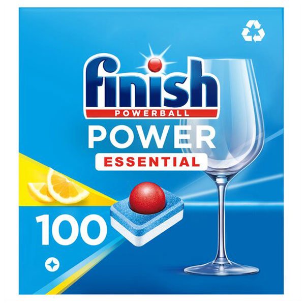 Finish Powerball Essential Lemon Dishwasher Tablets