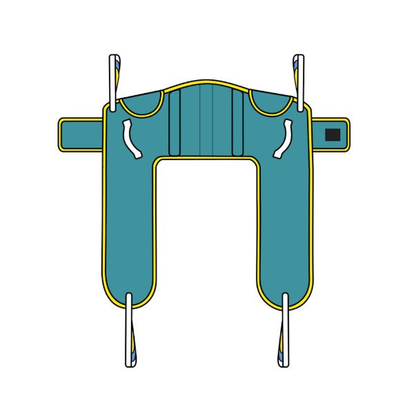 Premium Toileting Sling Small with Loop Fittings SWL 220kg/35st
