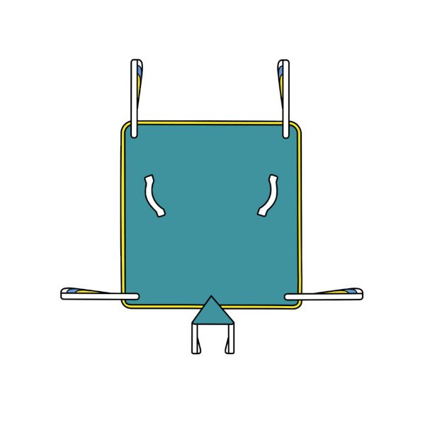 In Situ Hammock Spacer Fabric Sling Extra Large (XL) with Loop Fittings SWL 220kg/35st