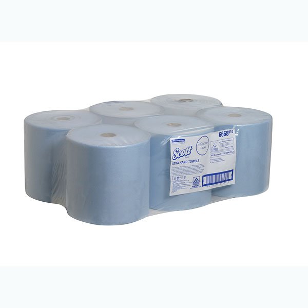 Scott Control Hand Towel Roll Blue 1 Ply 304m