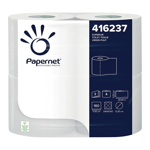 Toilet Roll 3 Ply Luxury Quilted 160 Sheet