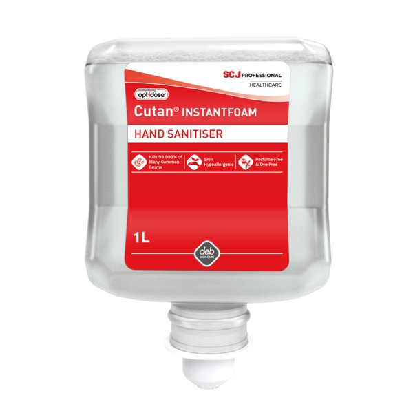 Cutan InstantFOAM Alcohol Foam Hand Sanitiser 1lt Cartridge