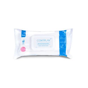 Contiplan All in One Continence Cleansing and Moisturising Wipe with Barrier Protection 31x20cm