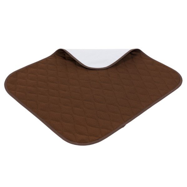 Chair Pad Velour Brown 54x58cm