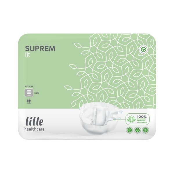 Lille Suprem Fit All in One Pad Maxi Medium 80-130cm Absorbency: 3370ml