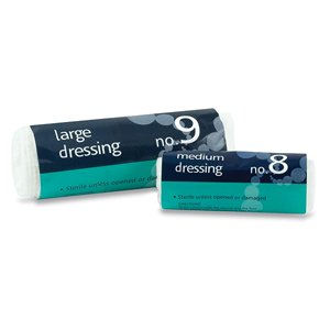 Dressing No. 9 Sterile with Low Adherent Wound Pad 10x15cm Large