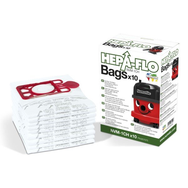 Vacuum Bags HEPAflo for Numatic Tub Vacuums