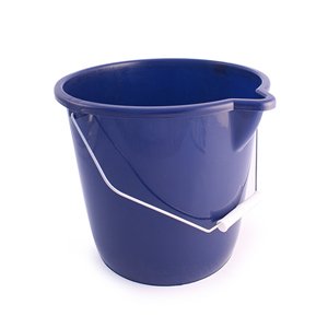 Plastic Homeware Bucket Blue 8lt