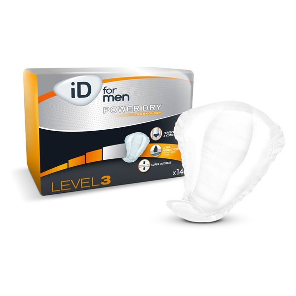 iD for Men Pad Level 2 30.5x18.5cm Absorbency: 430ml