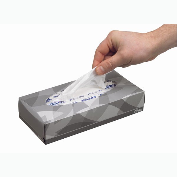 Kleenex Facial Tissue White 2 Ply 20x21cm
