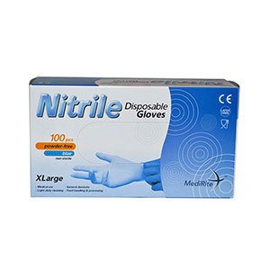 Medirite Nitrile Powder Free Glove Blue Extra Large